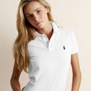 Polo Ralph Lauren Classic Fit White Polo Top
